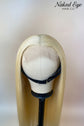 Blonde HD Lace Wig 5x5 Frontal Glue less Straight Hair  Transparent HD lace